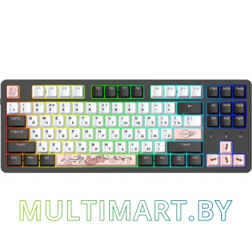 Клавиатура Dareu A87X (Dareu Blue Sky V3, черный/белый)